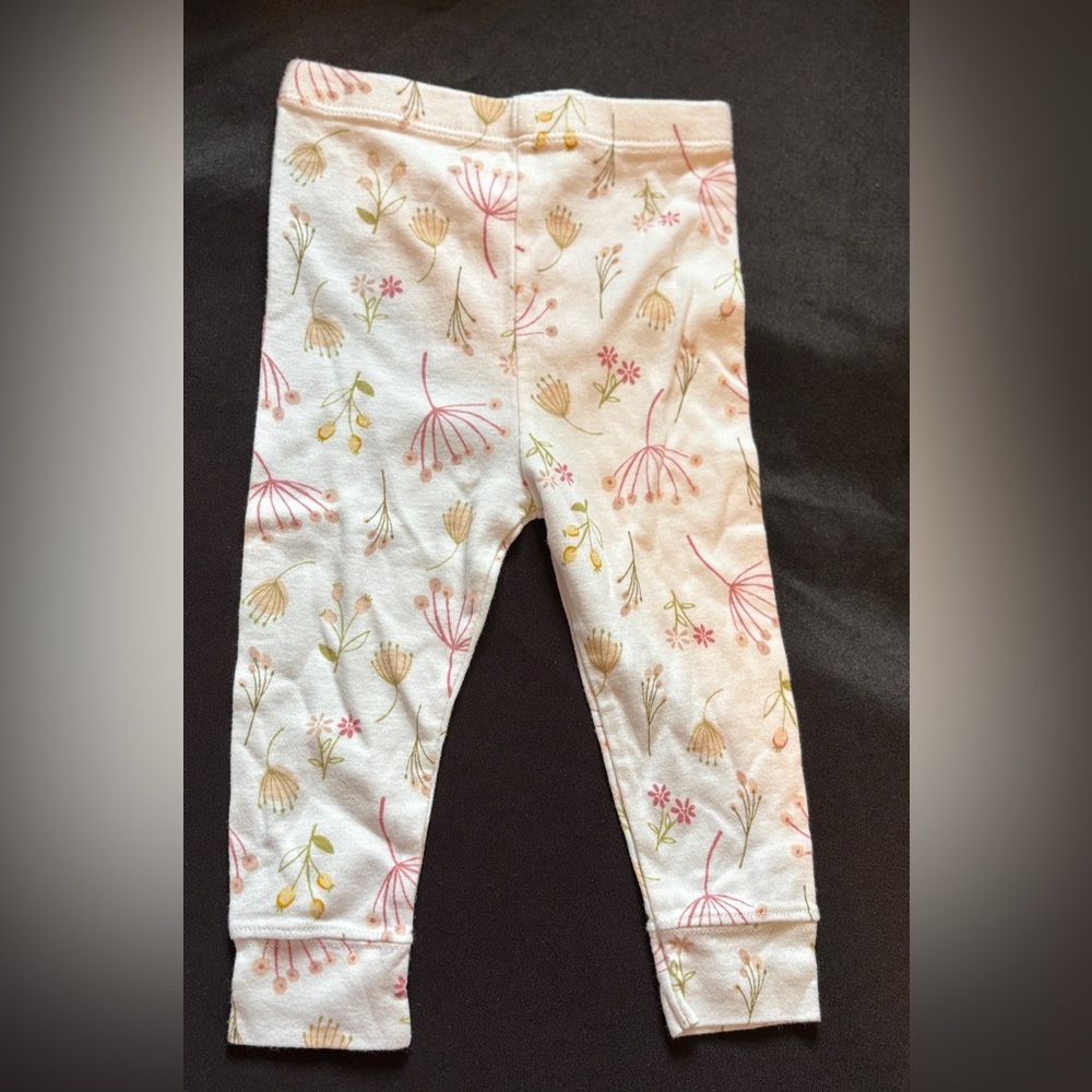 Floral Patterned Baby Leggings